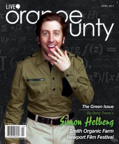 Simon Helberg Cover for Live OC Magazine. Image by Efren Beltran Photography